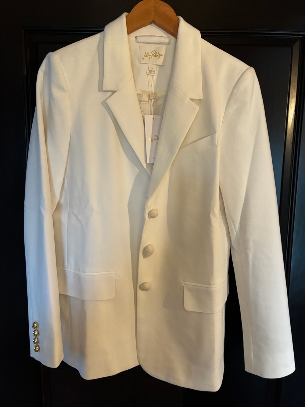 NWT Lilly Pulitzer Amryn Blazer in Coconut Size 8 - Picture 5 of 12